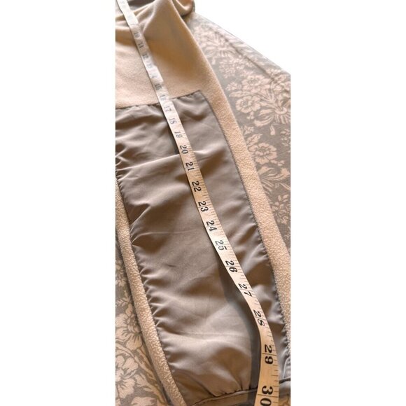 Everlast Sport Beige & Cream Full-Zip Fleece Jacket Women's Size Large - Picture 6 of 7